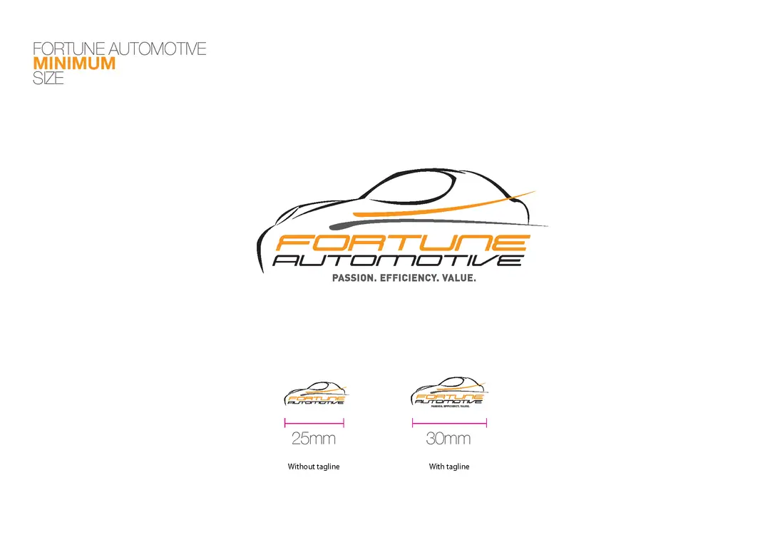 Fortune Automotive branding on service vehicles