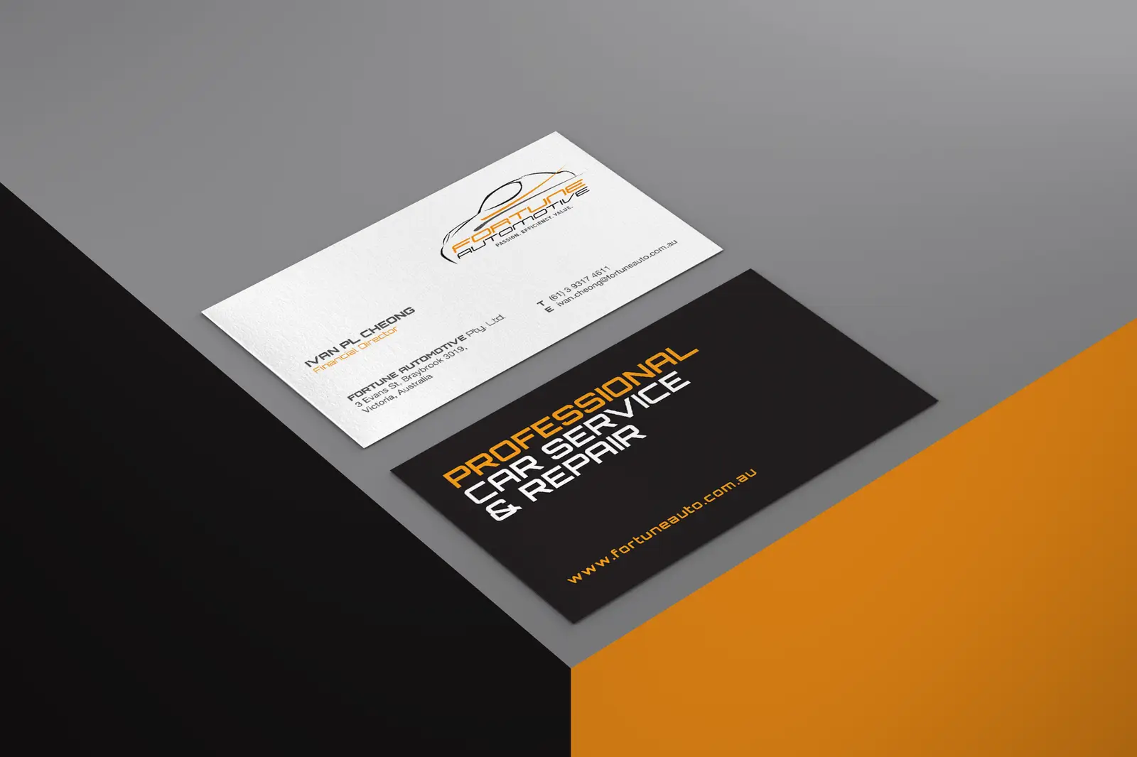 Fortune Automotive website service booking page