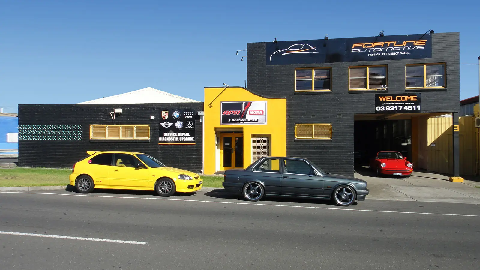 Fortune Automotive garage in Melbourne hero banner